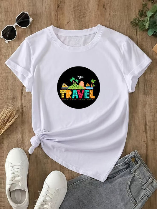 Round Neck T-Shirts | Travel