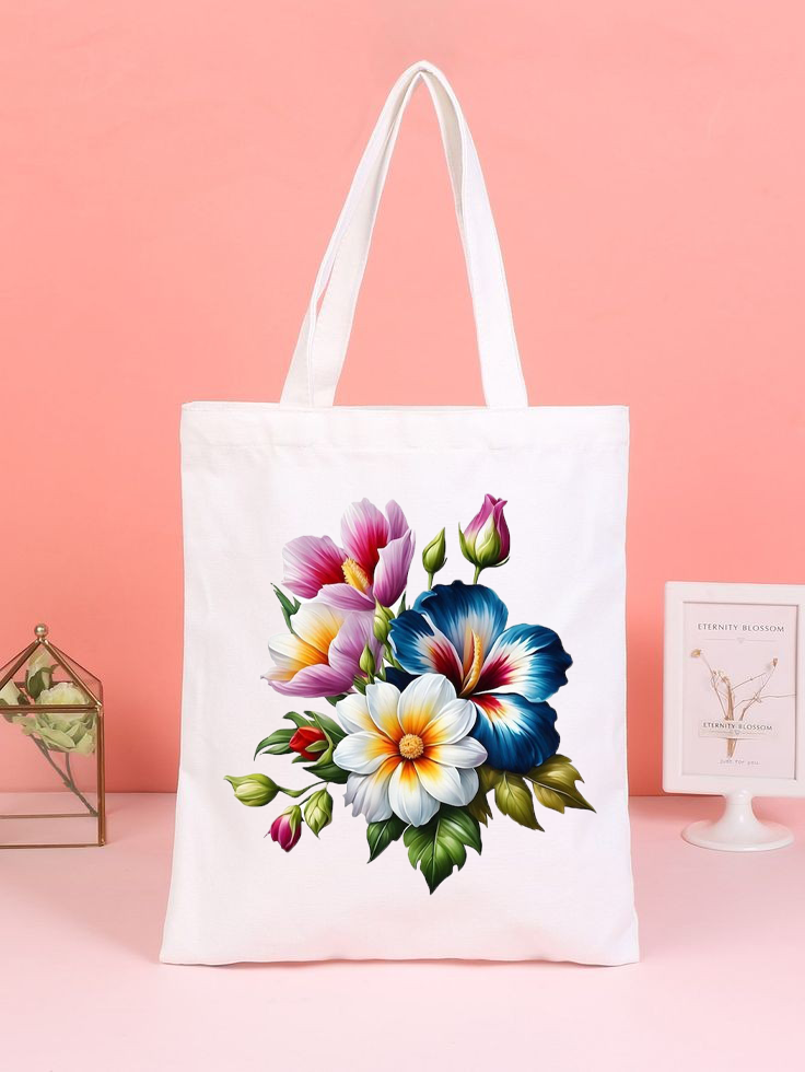 Floral Printed Tote Bags