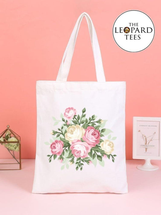 Floral Print tote bag